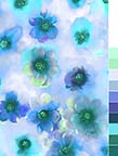 soft floral textile design collection